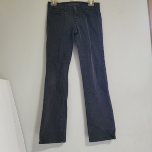 J Brand Womens slim straight jeans size‎ 25 Faded Black USA goth 90s y2k